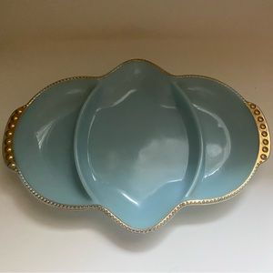 Vintage Fire King relish dish